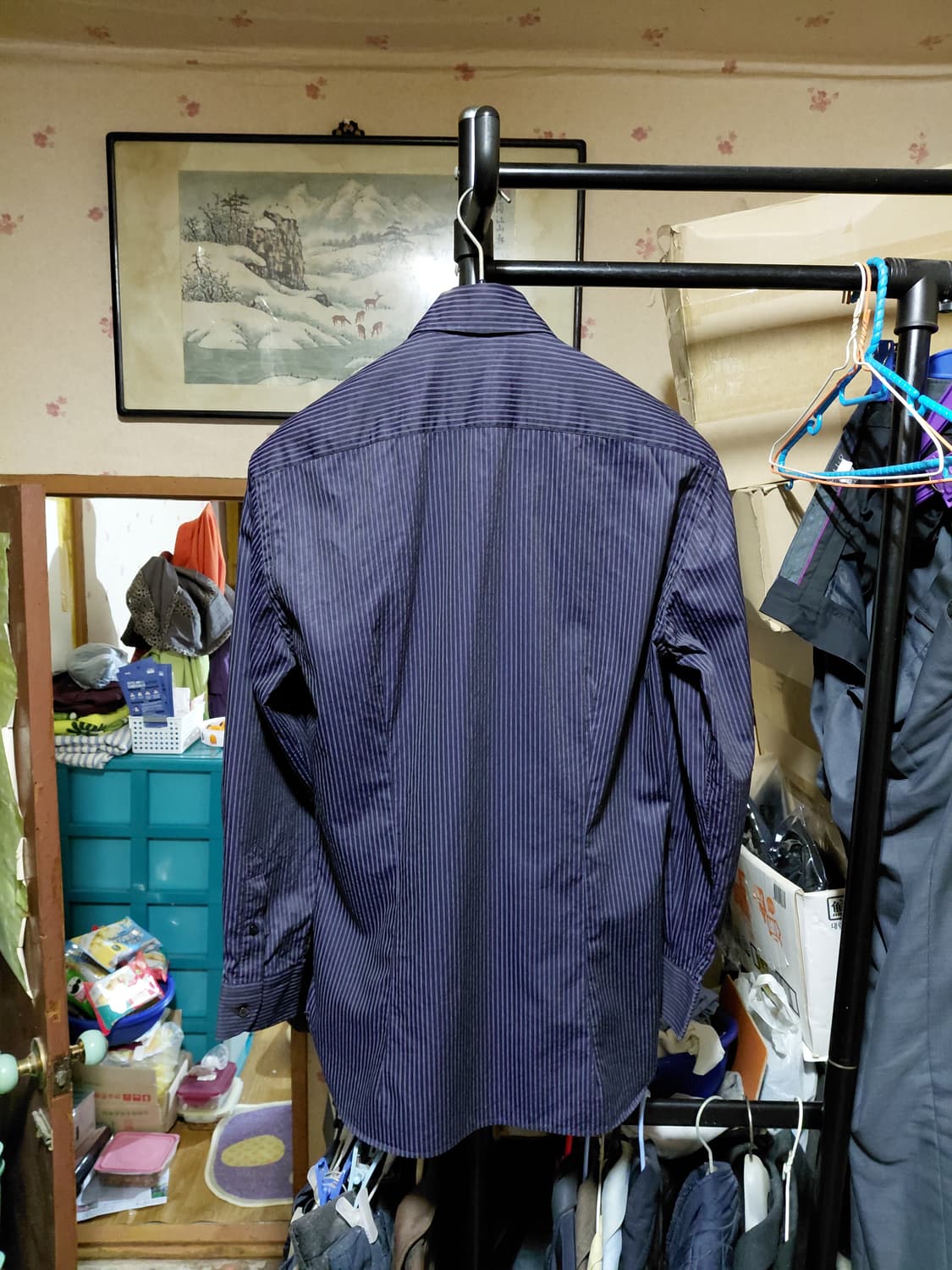 [GUIDUCCI](귀두치)코튼 스트라이프 셔츠 100사이즈  상품이미지2