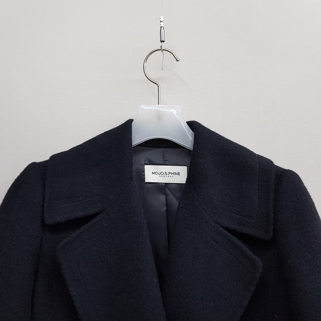 모조에스핀 MOJO.S.PHINE 핸드메이드 울 롱코트 55사이즈 상품이미지2