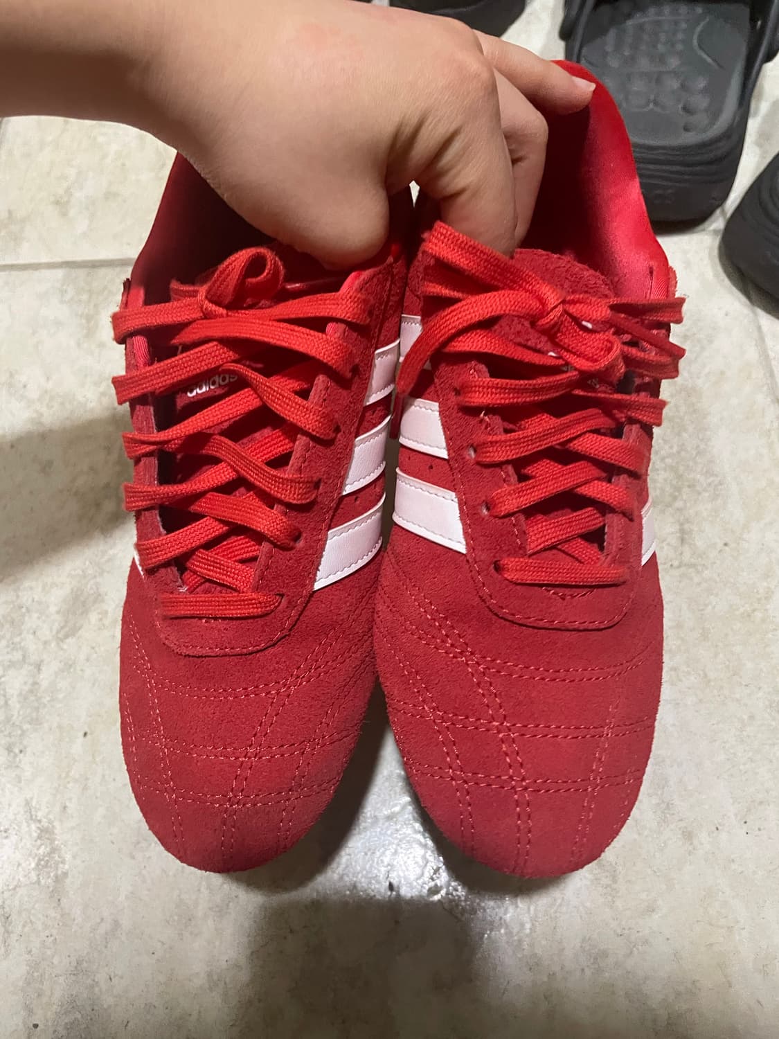 아디다스 태권도레이스 스니커즈 레드230 상품이미지1