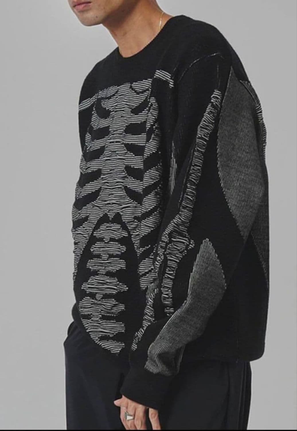 [3][L] 로톨 ROTOL 3D 스켈레톤 울 니트  상품이미지8