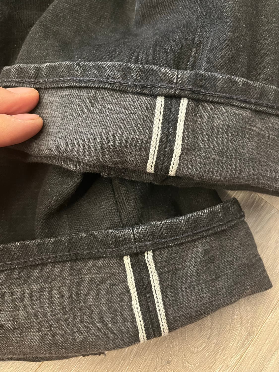 Rrl 로우 스트레이드 블랙 셀비지 상품이미지6