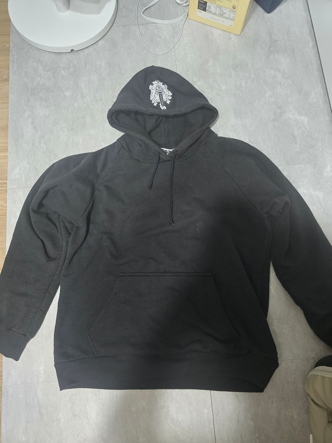 크롬하츠 플로럴 후드티 M (90년대 빈티지) 상품이미지2