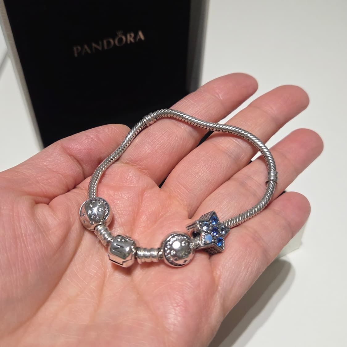PANDORA 판도라 정품 모먼트 스네이크 세트판매 체인팔찌 실버팔찌 상품이미지8