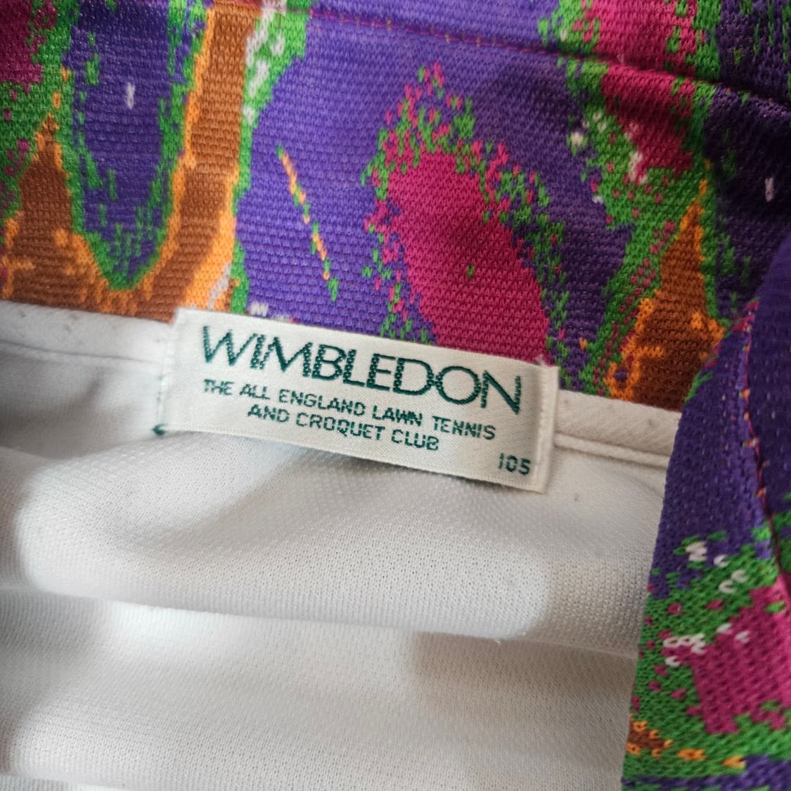 WIMBLEDON 90's 테니스 화이트 저지 상품이미지7