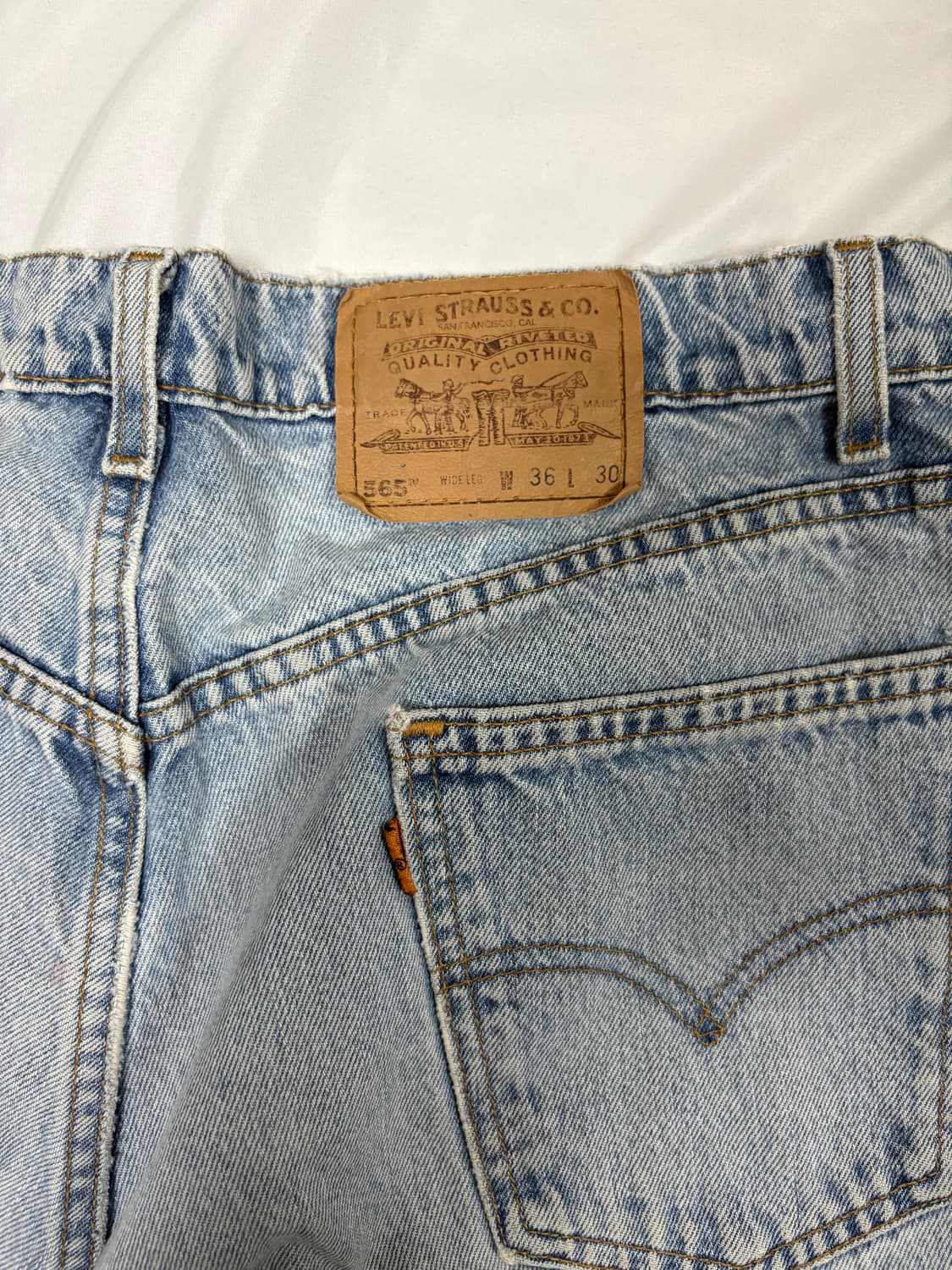 (36x30) 90s 리바이스 565 made in usa 상품이미지8