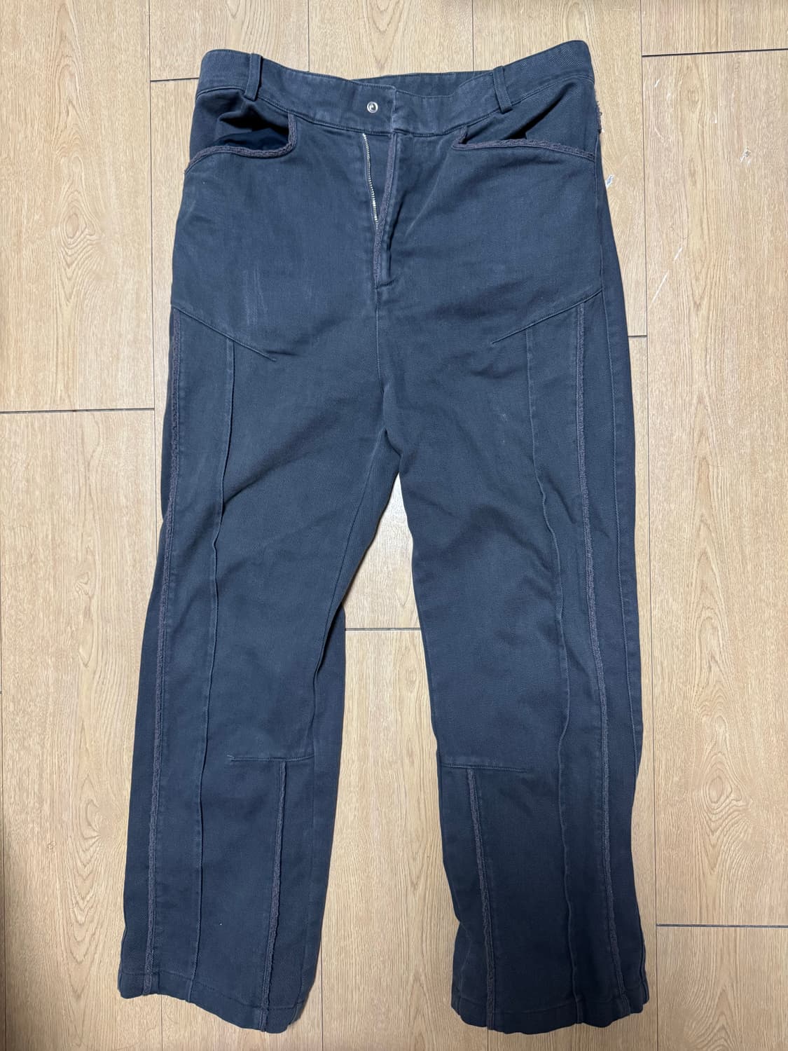 [2] 엑슬림 XLIM EP.4 02 TROUSERS NAVY 상품이미지1