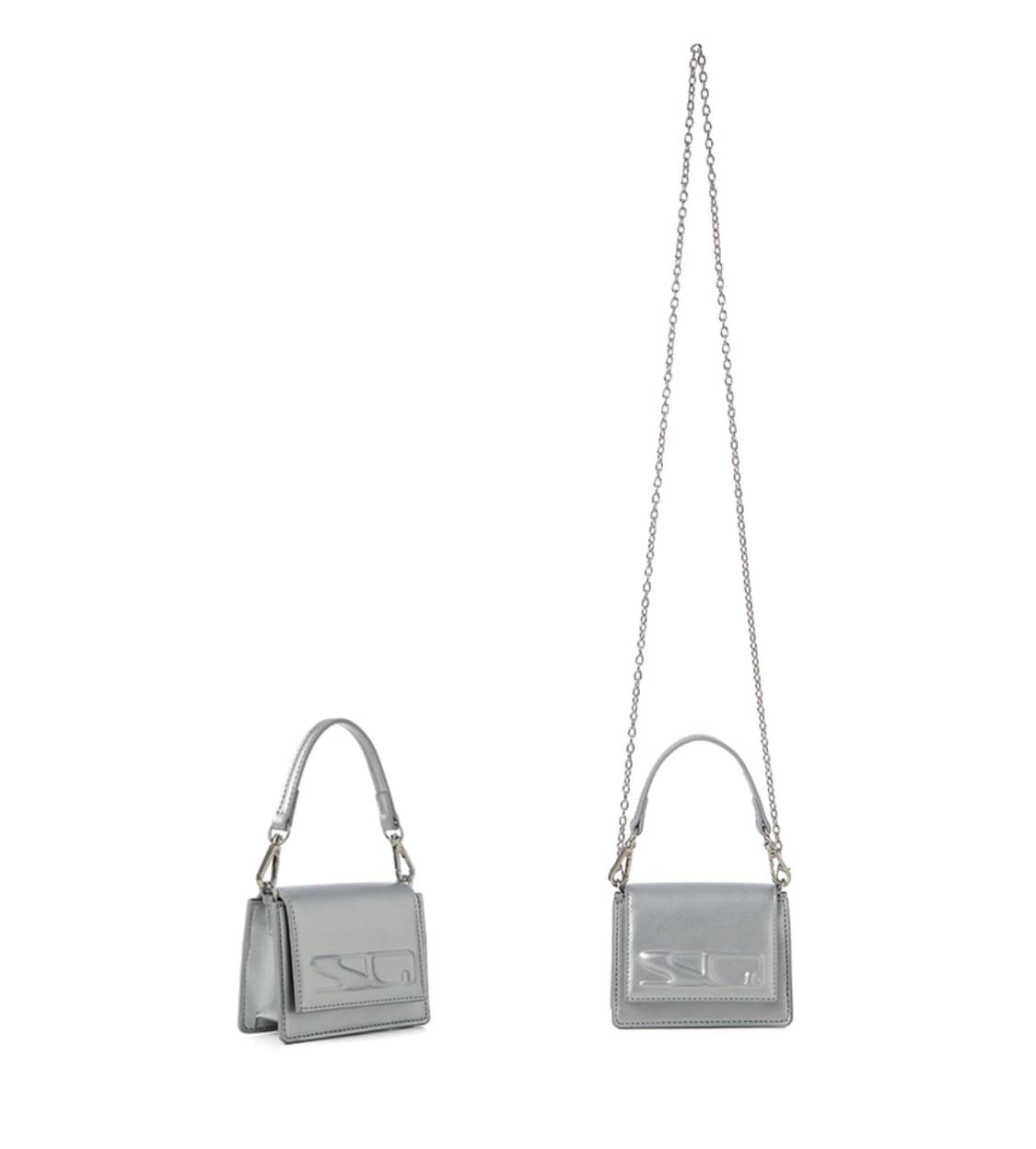 스퀘어라인 챕터 미니 백 실버 상품이미지1