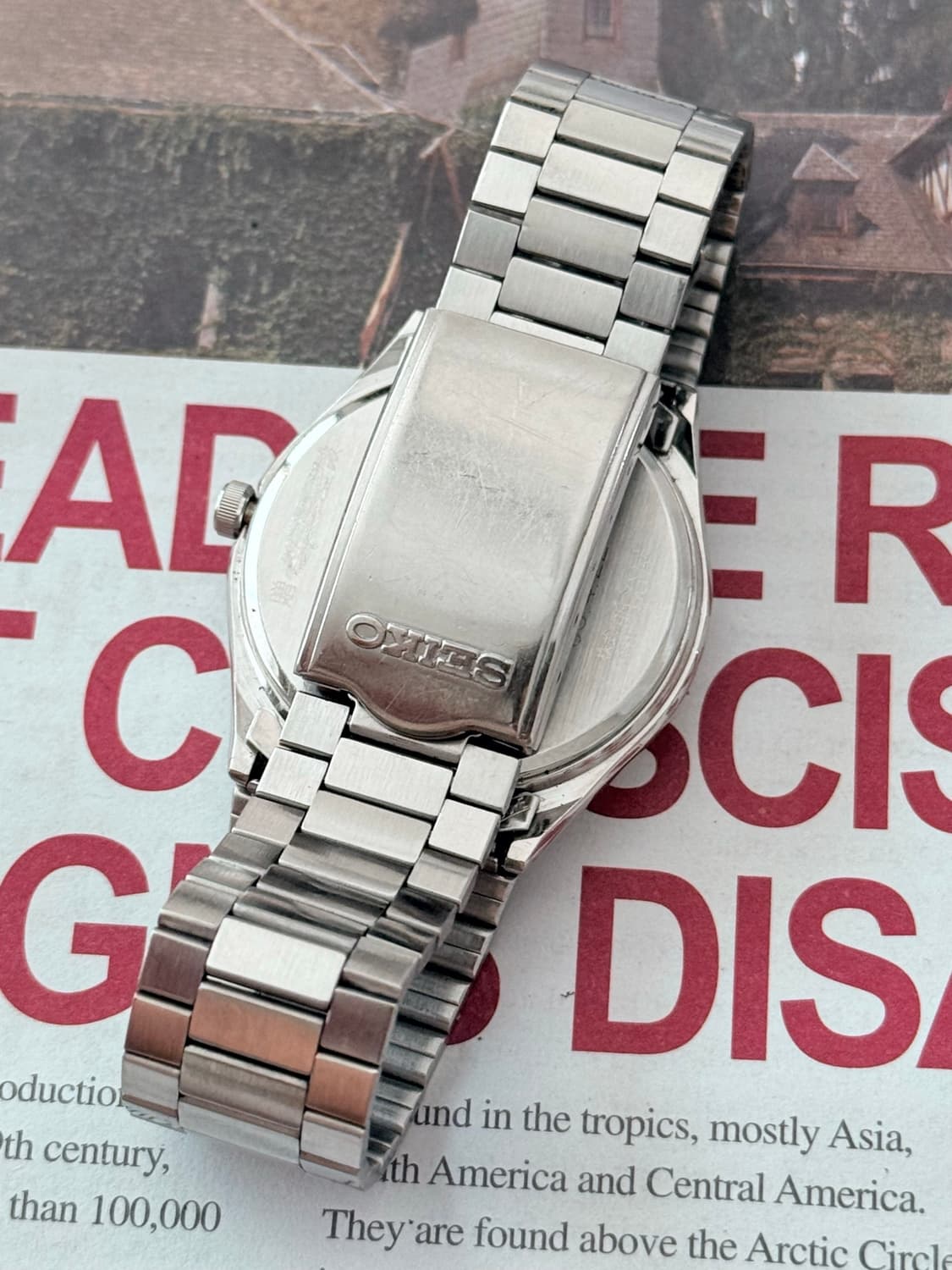 Seiko 세이코 쿼츠 Chronos Day-Date 1987 상품이미지6
