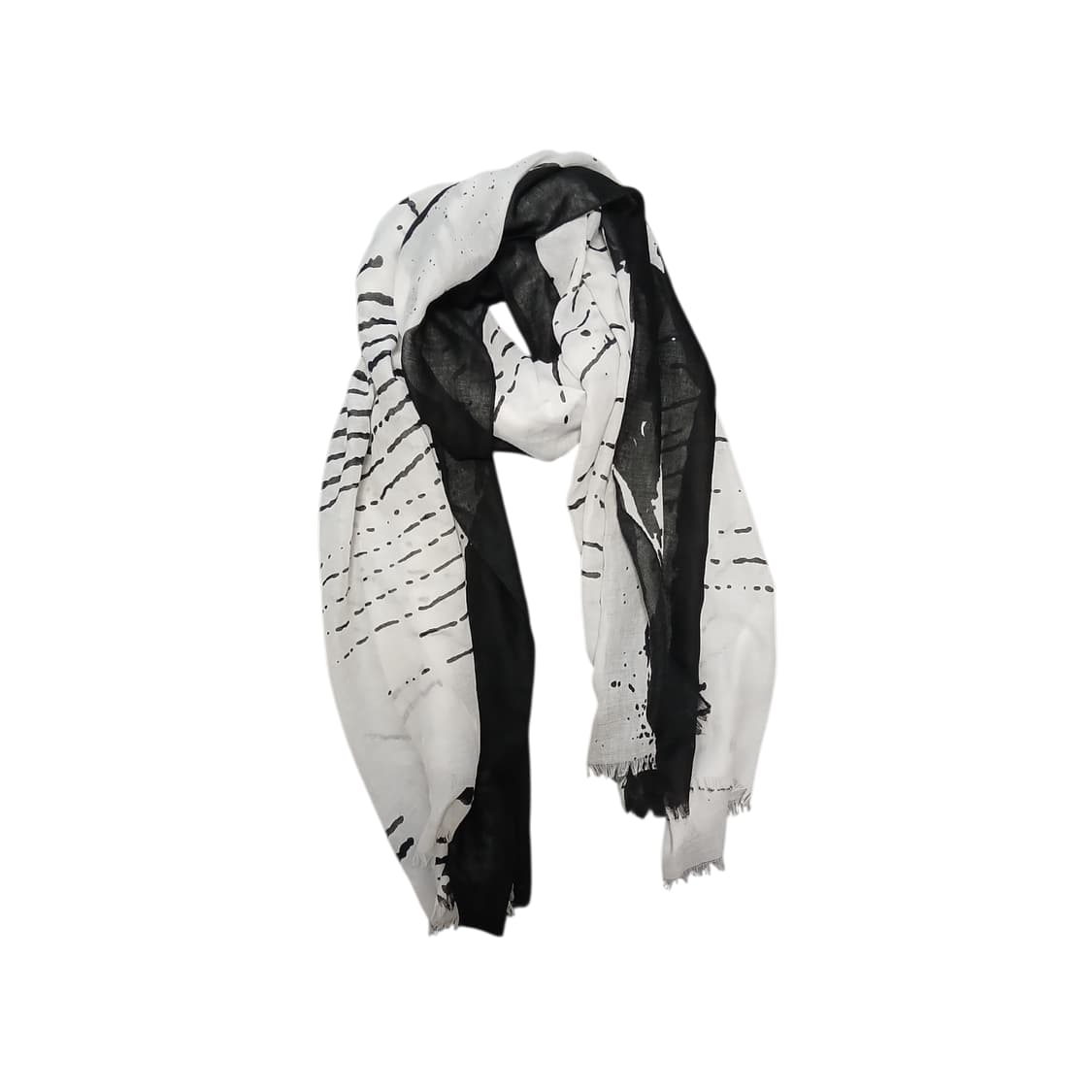 히피 수묵화 스카프  상품이미지1