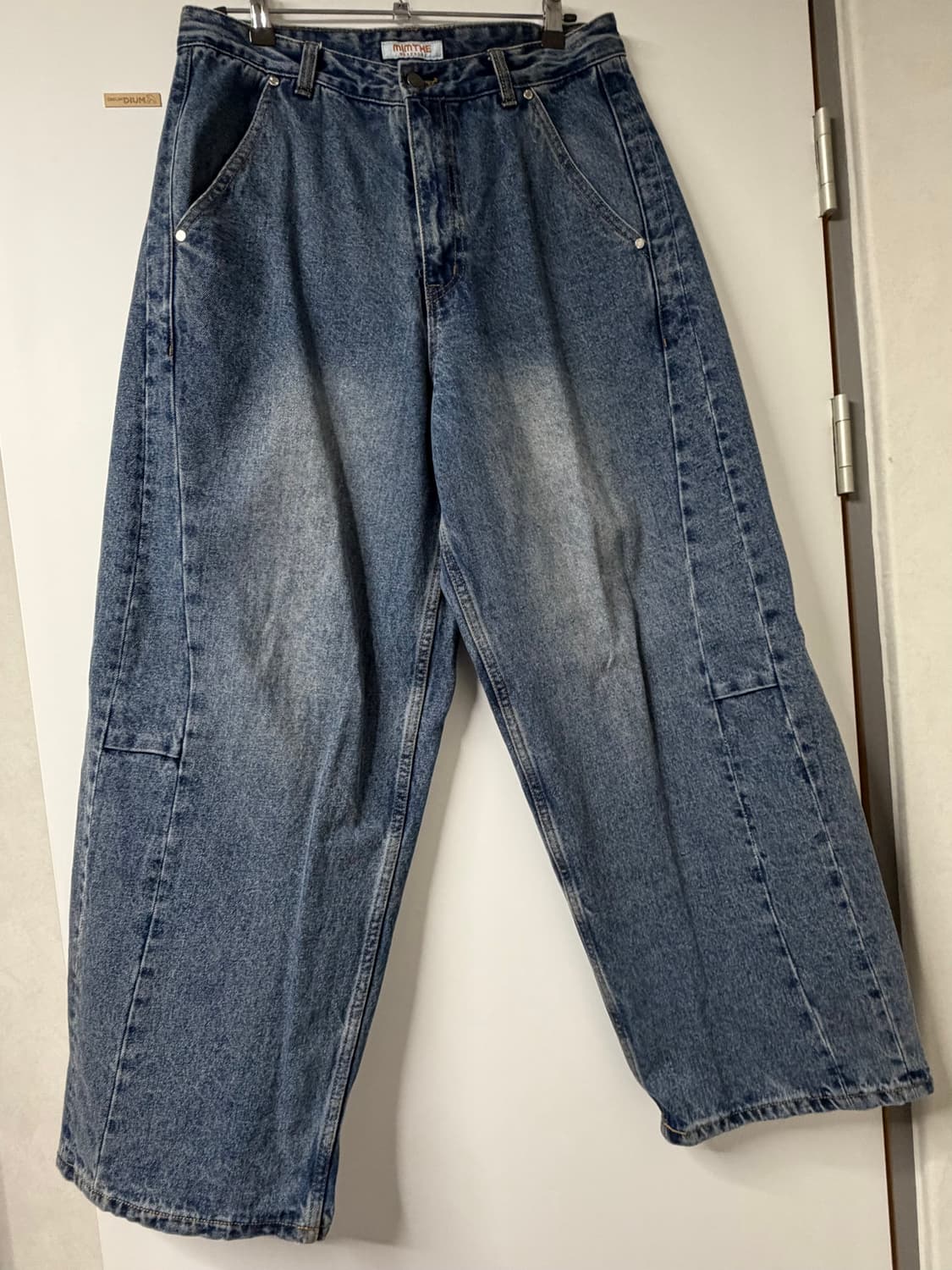 밈더워드로브 커브드 어웨이 데님 팬츠 상품이미지3