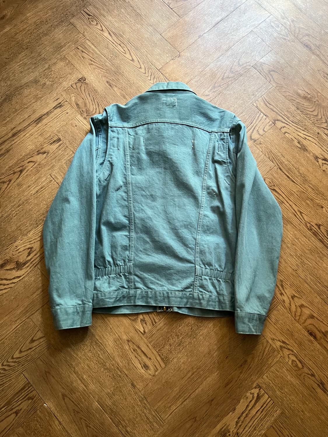 [M]슈가케인 랭글러 11mjz 복각 데님 트러커 자켓 상품이미지7