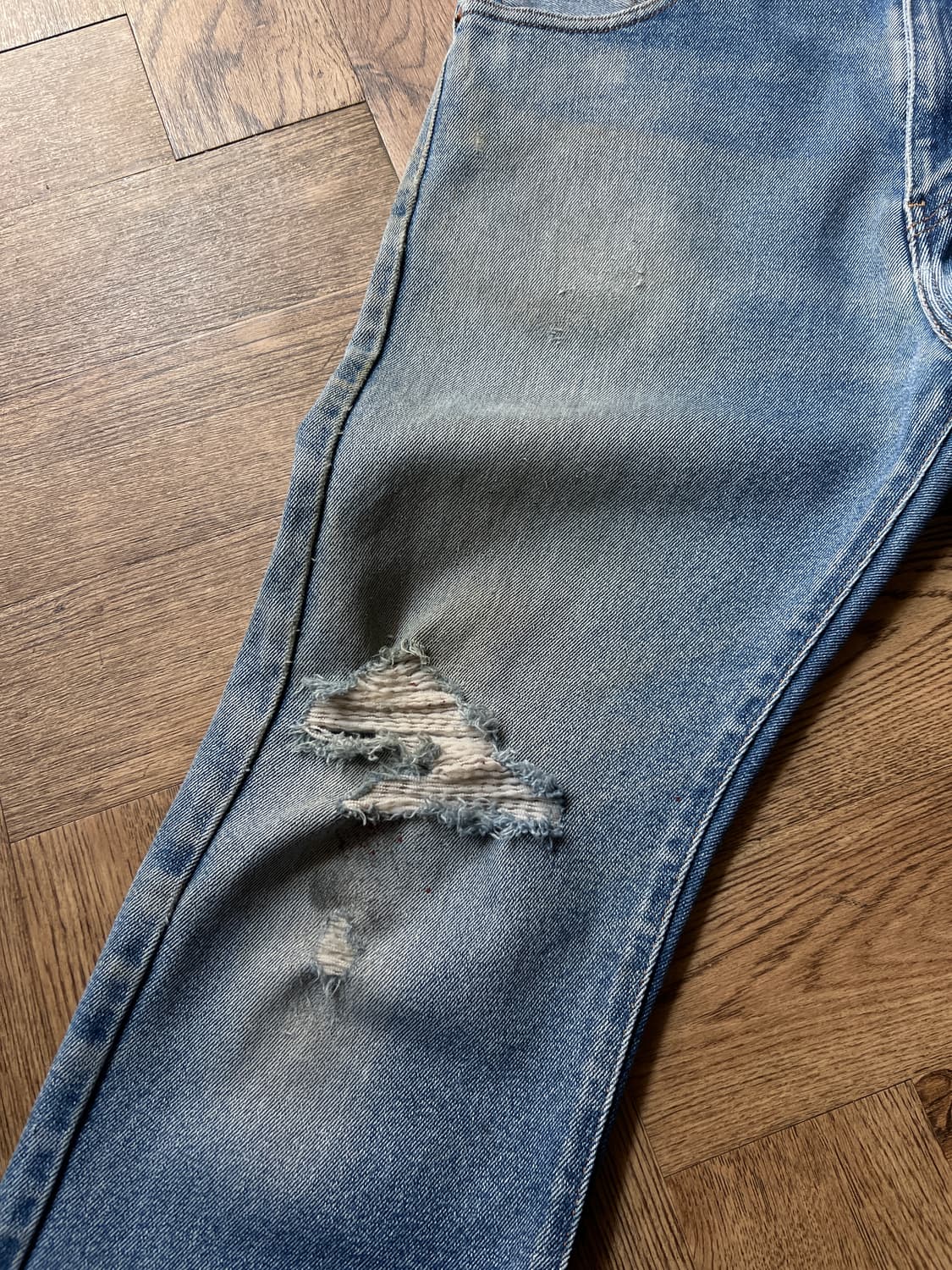 [34]리바이스 517 디스트로이드 스트레치 플레어 데님 팬츠 상품이미지3