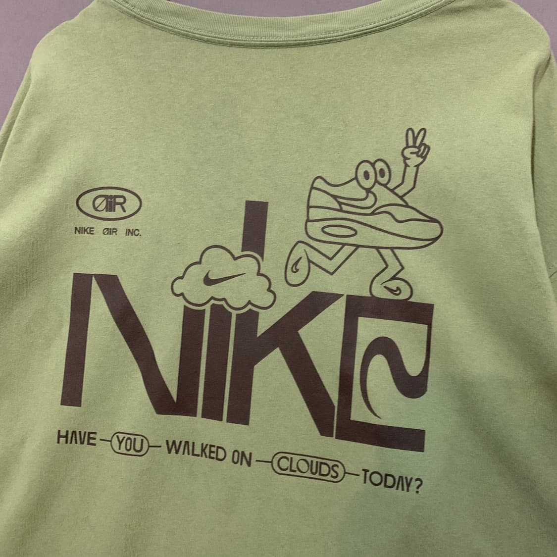 XXL 나이키 에어 루즈핏 프린팅 빅사이즈 긴팔티 상품이미지4