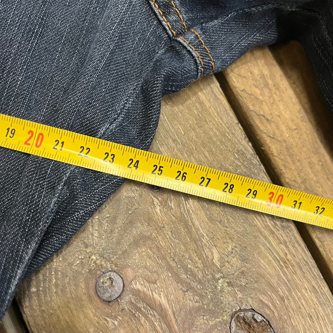 블루마린 블루걸폴리스 하프 데님 이태리 상품이미지8