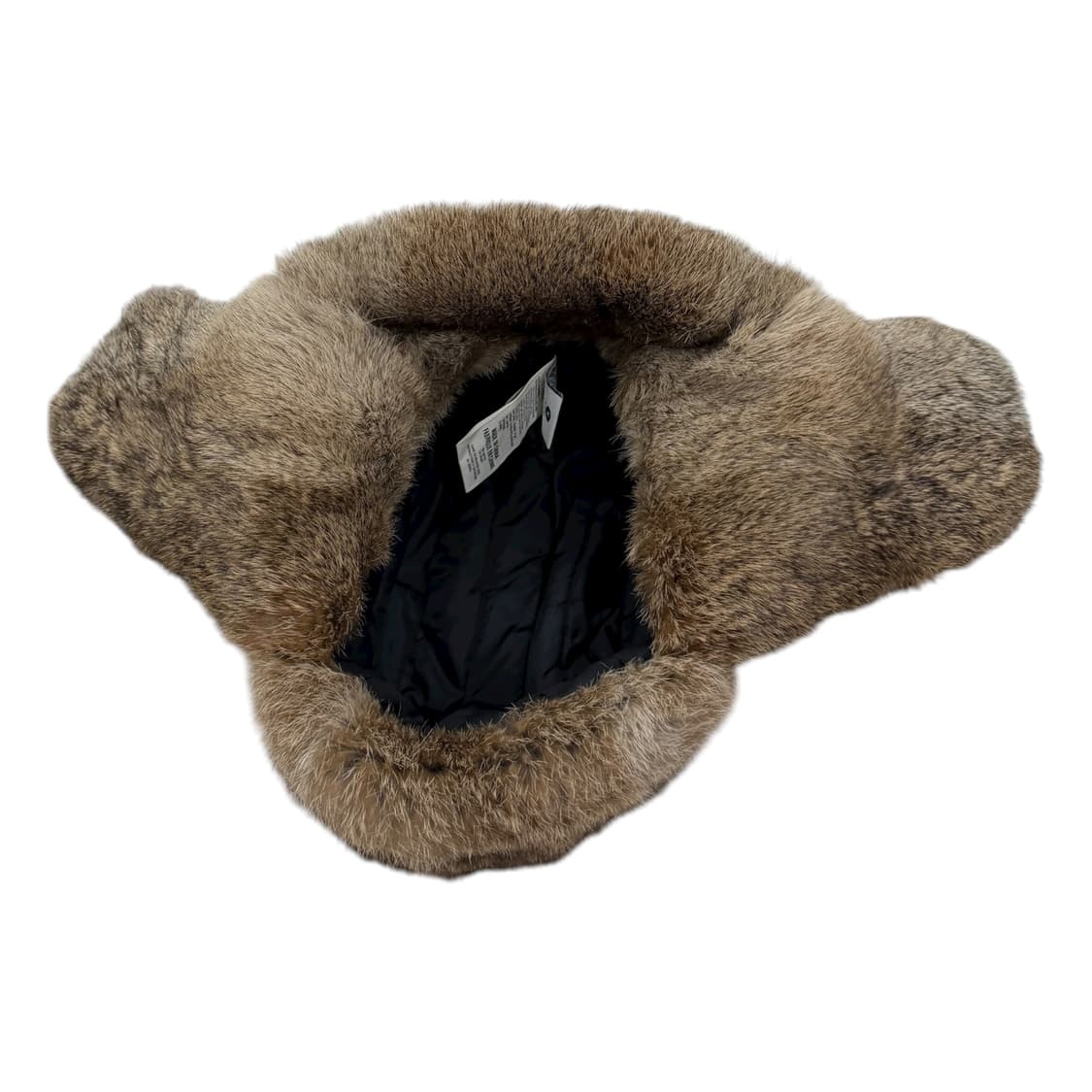 컬럼비아 빈티지 래빗퍼 토끼털 트루퍼햇 Y2K 귀도리 방한 모자 블랙 상품이미지5