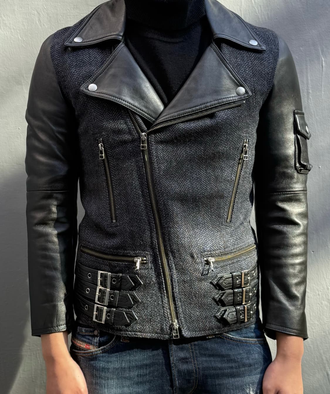 해리스 트위드 라아더 자켓 상품이미지1