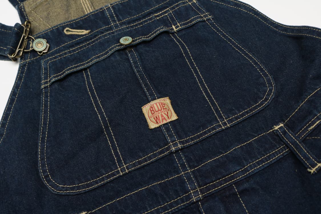 [M] 블루웨이 재팬 데님 오버롤 멜빵바지 상품이미지2