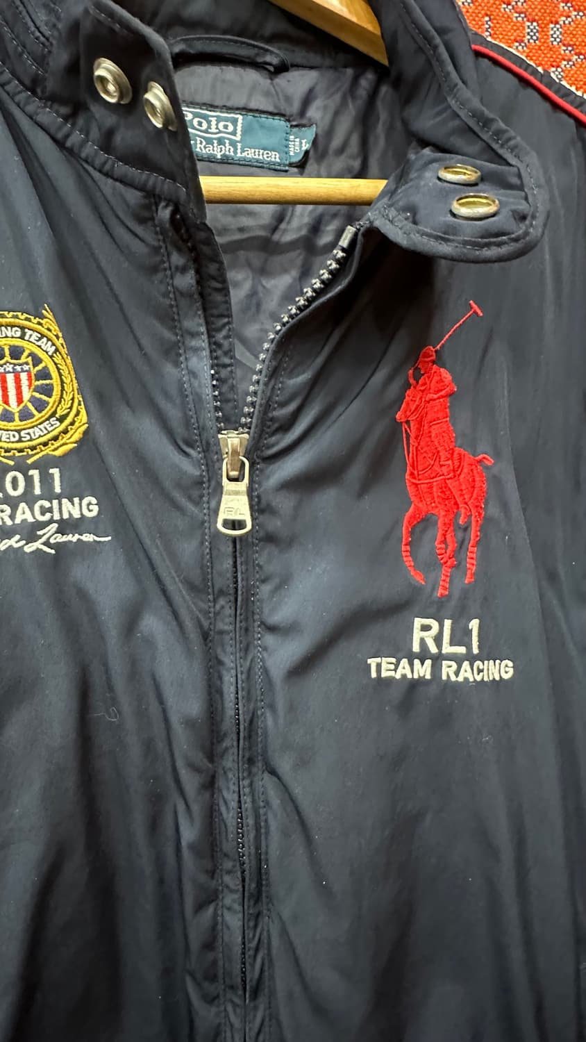 폴로 랄프로렌 usa팀 레이싱 봄버 자켓 L 상품이미지3