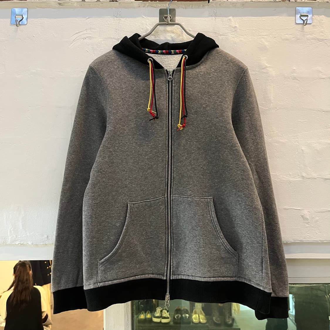 Japanese vintage 투웨이 후드 집업 M 상품이미지1