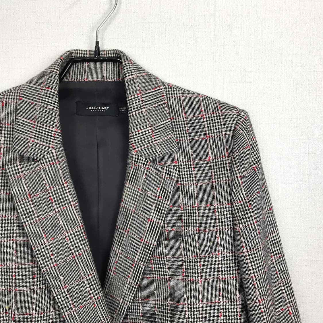질스튜어트 뉴욕 체크 자켓 여성55 상품이미지3