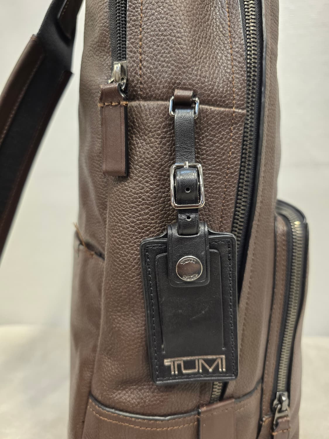 투미 TUMI 해리슨 웹스터 브라운 가죽 백팩 상품이미지8