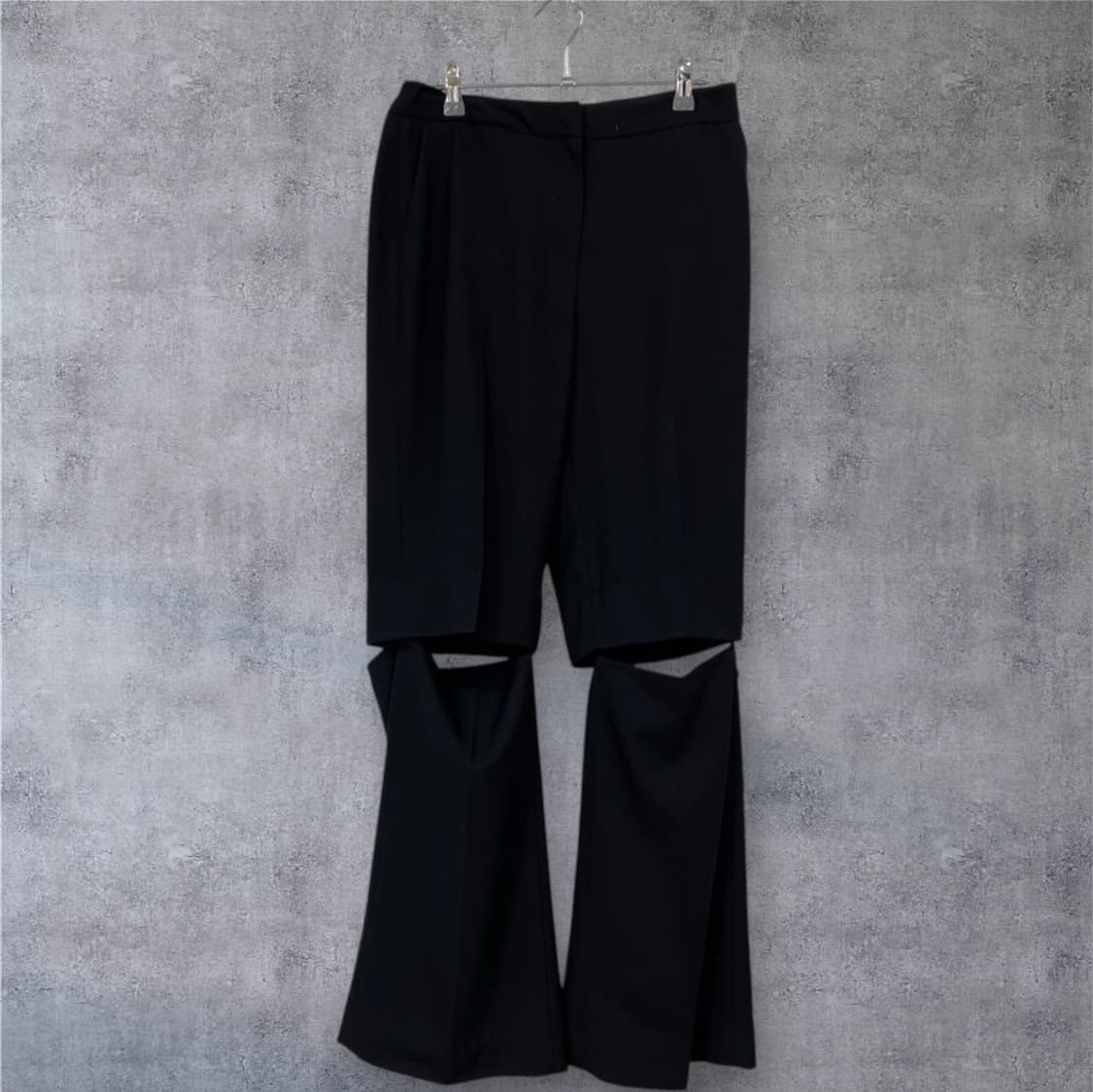 메종마레 maison marais 블랙 투웨이 벨 팬츠 38 상품이미지1