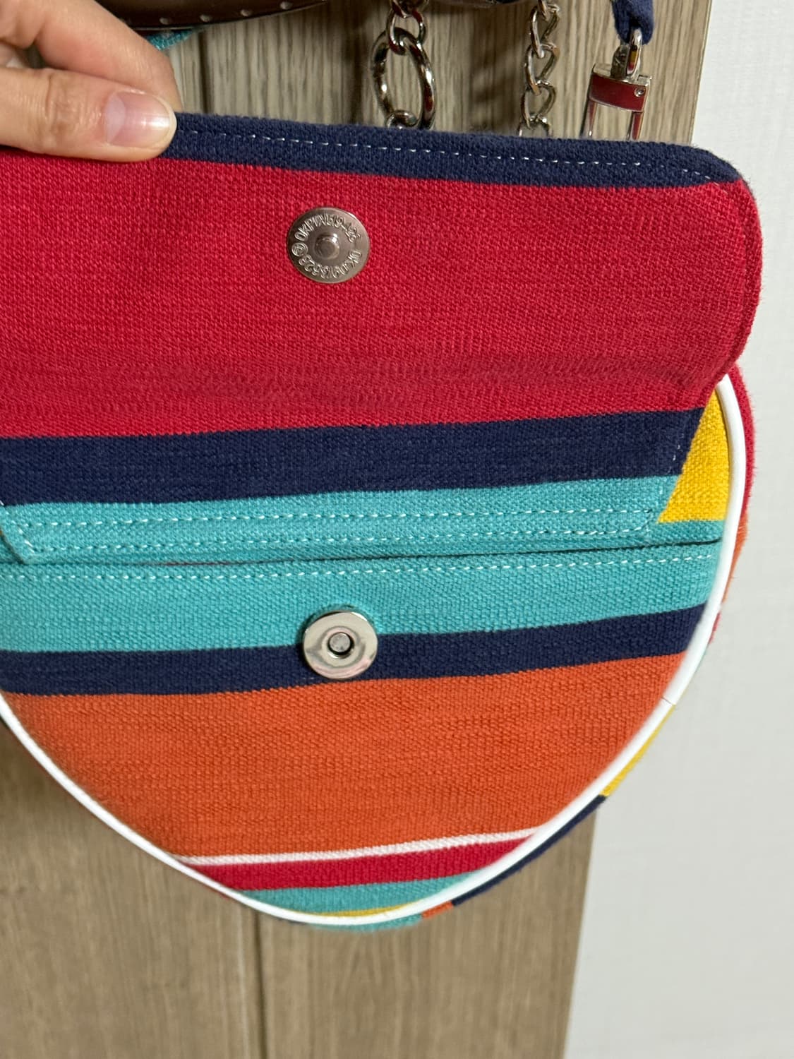 폴로 스트라이프 미니 체인백 상품이미지2