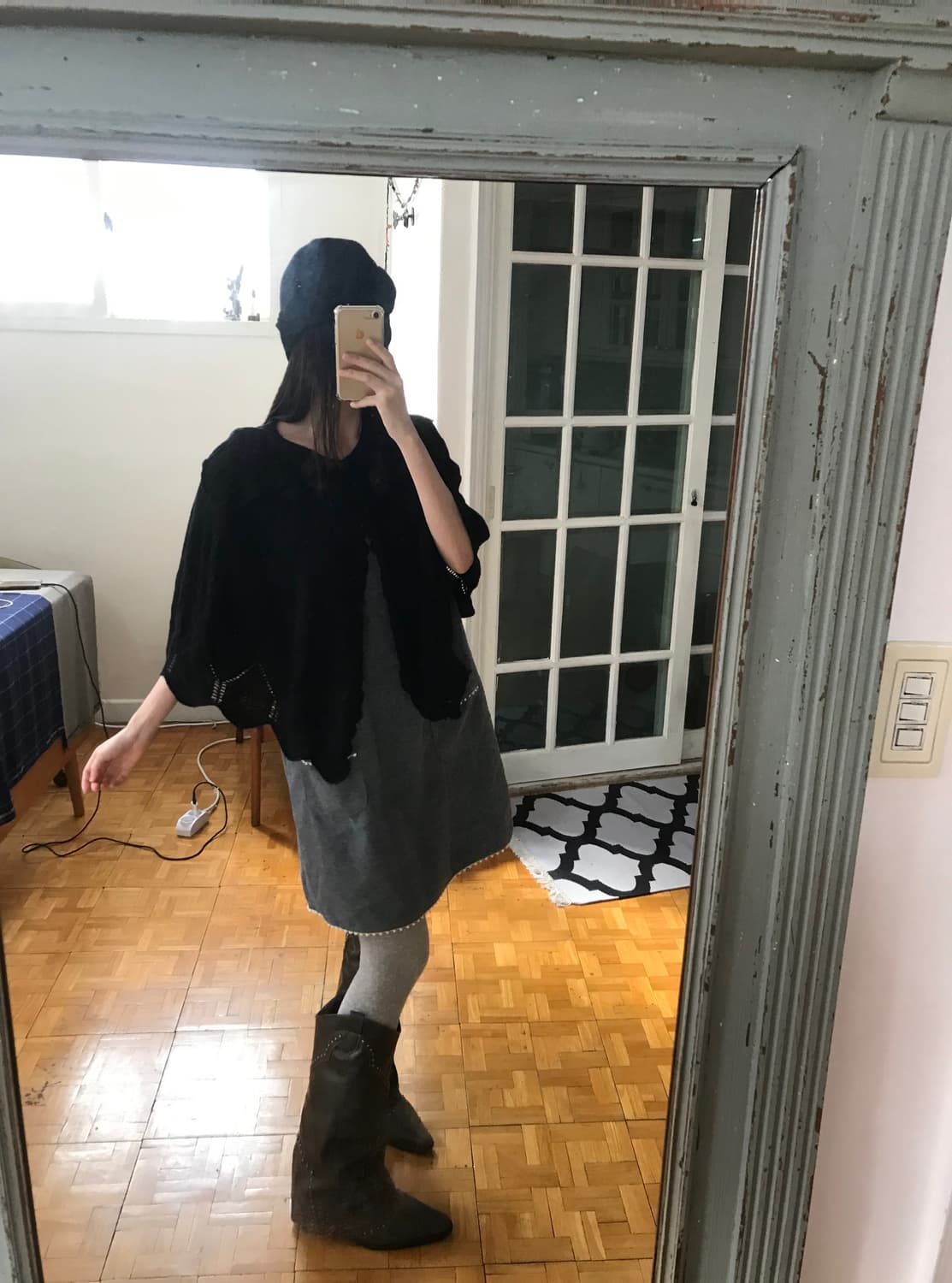 vintage grey pocket one-piece 상품이미지6