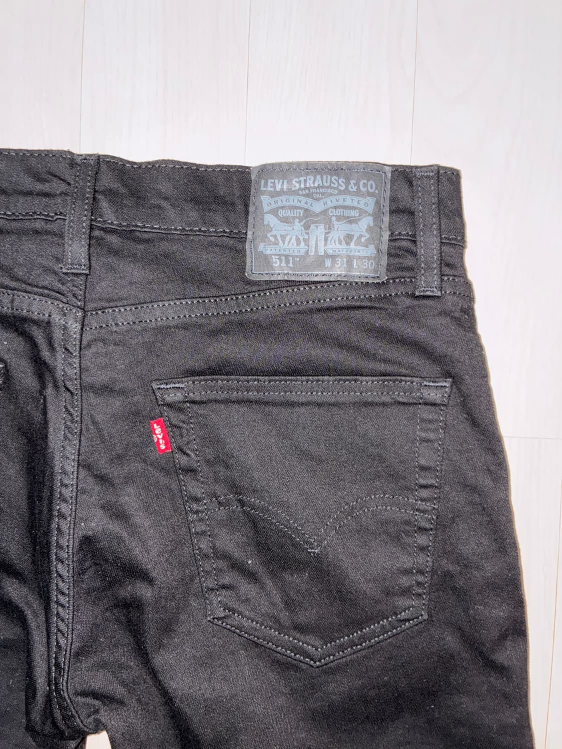 리바이스 511 블랙 빈티지데님 상품이미지8