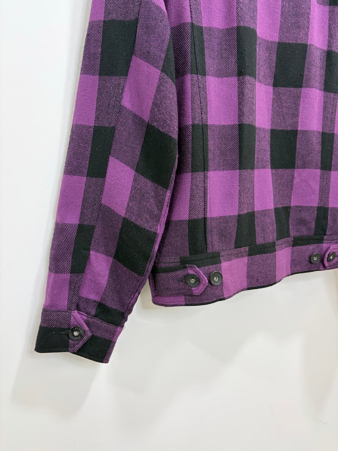 체크 y2k 워크 자켓 상품이미지8