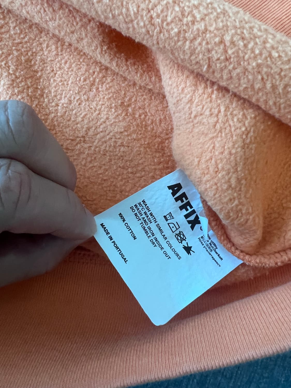 [XL] 아픽스 AFFIX 맨투맨 오렌지 상품이미지6