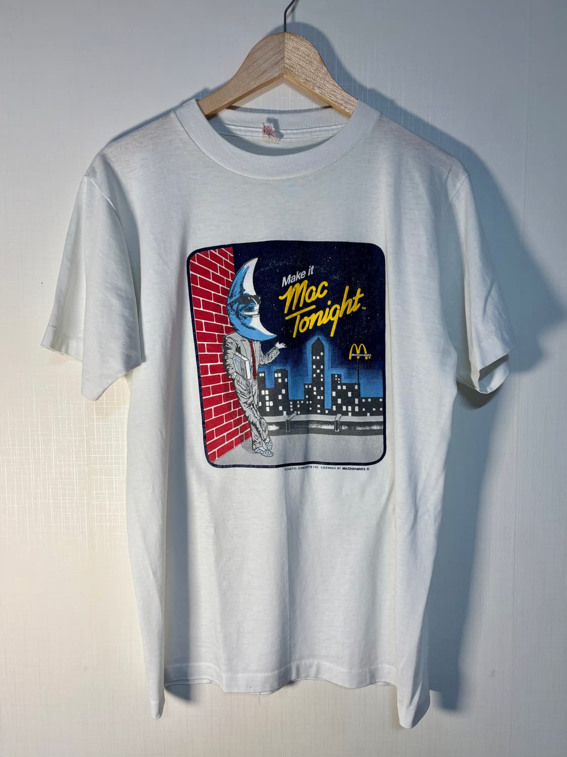 80s USA Mac Tonight 맥투나잇 맥도날드 빈티지 티셔츠 상품이미지1