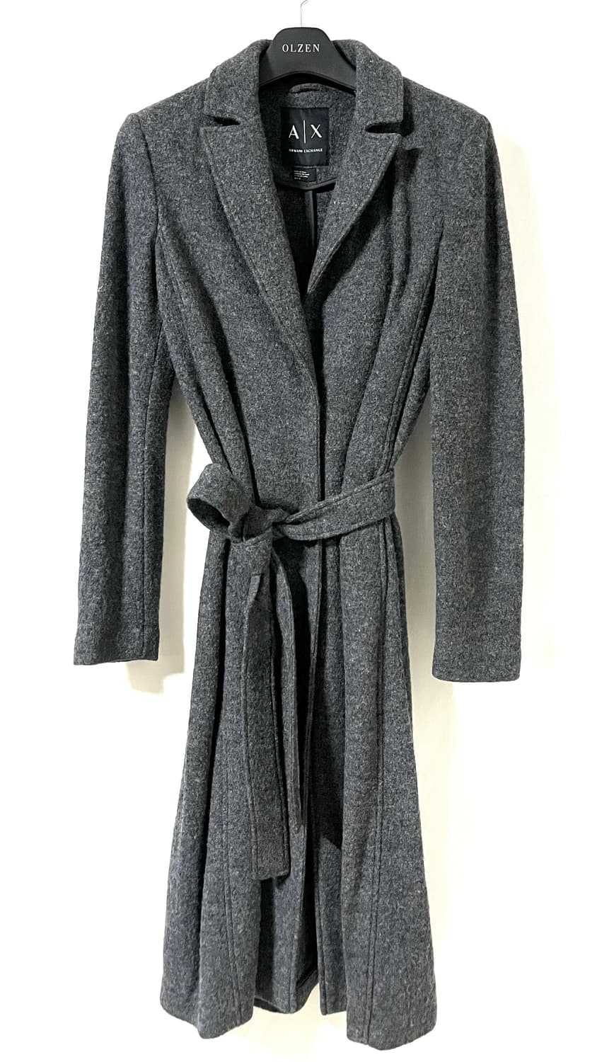 알마니 익스체인지 울 롱코트 상품이미지2