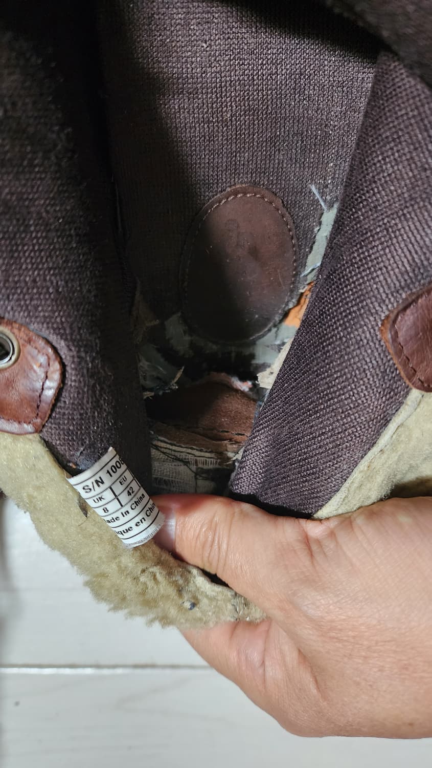 어그 빈티지 워커 부츠(파손) 상품이미지10