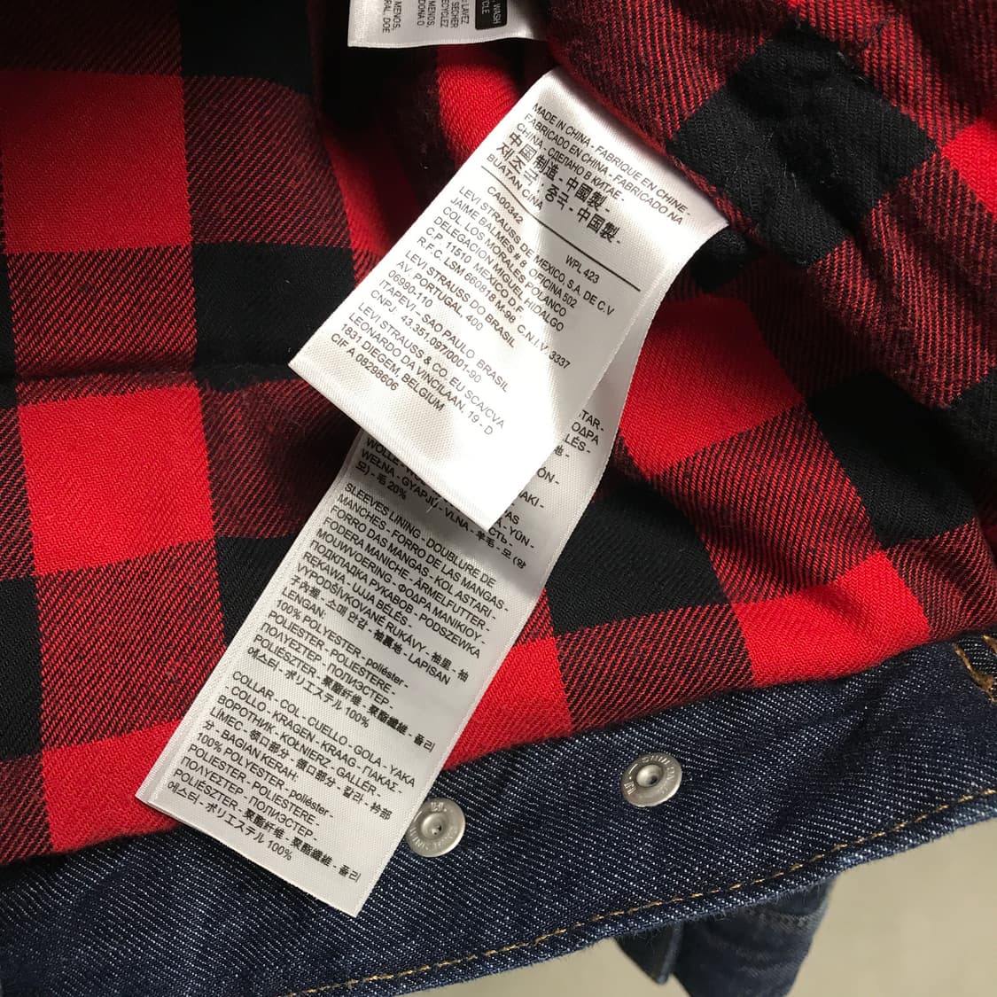 리바이스 데님 자켓 S(W) 상품이미지6