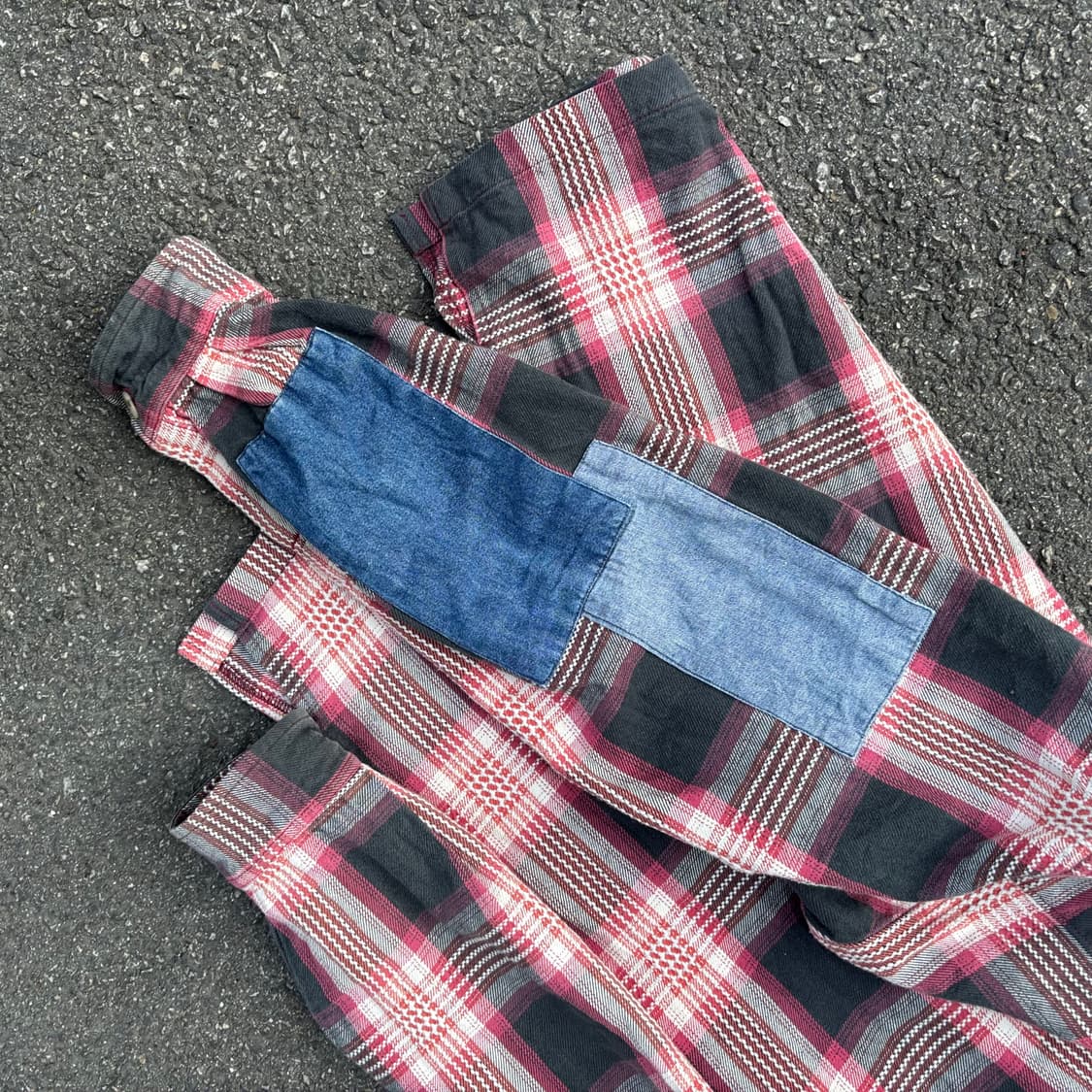 올드 오시코시 헤비 코튼 체크 셔츠 상품이미지8