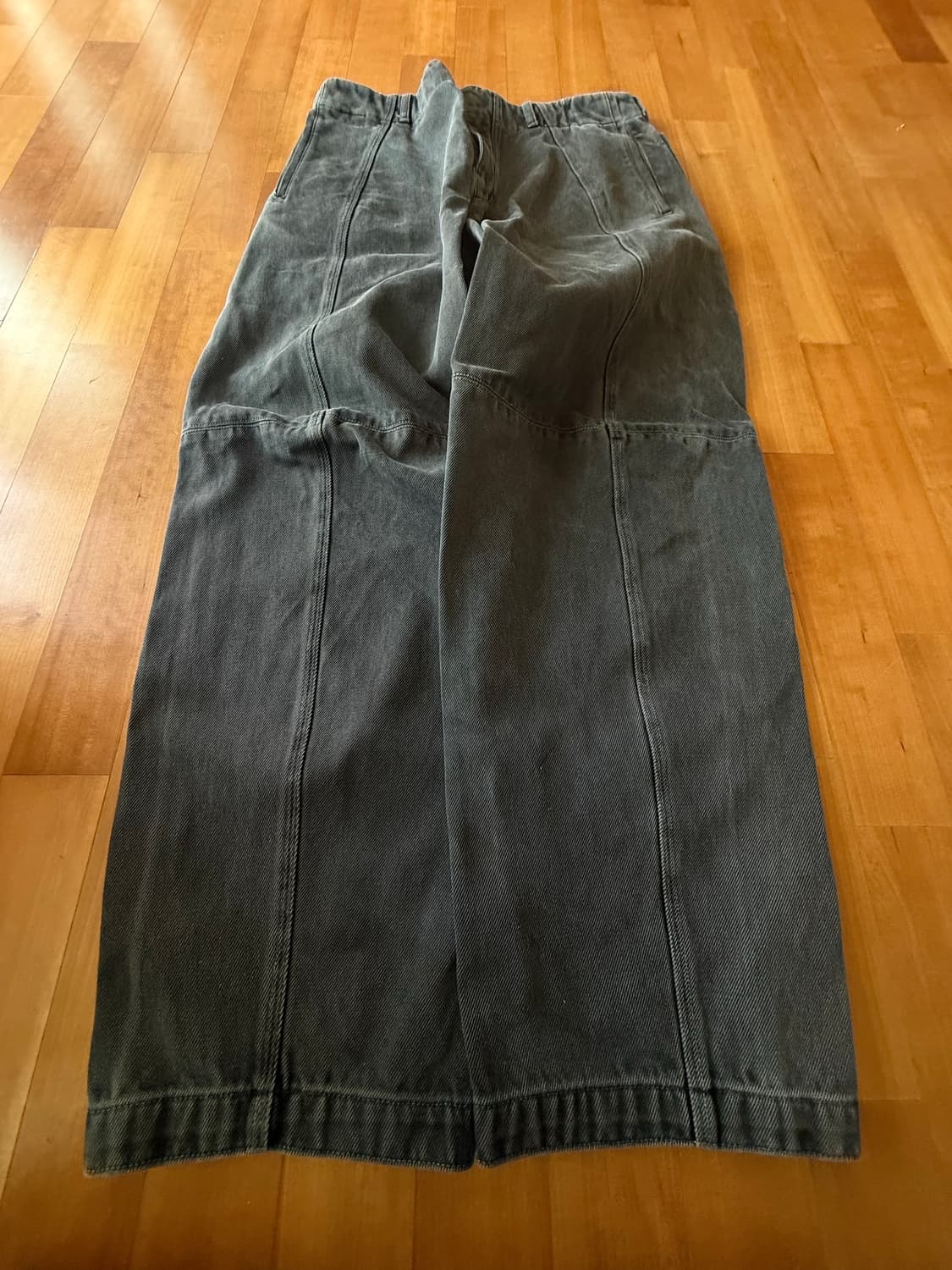 누마레 가먼트 다잉 벨티드 팬츠 상품이미지1