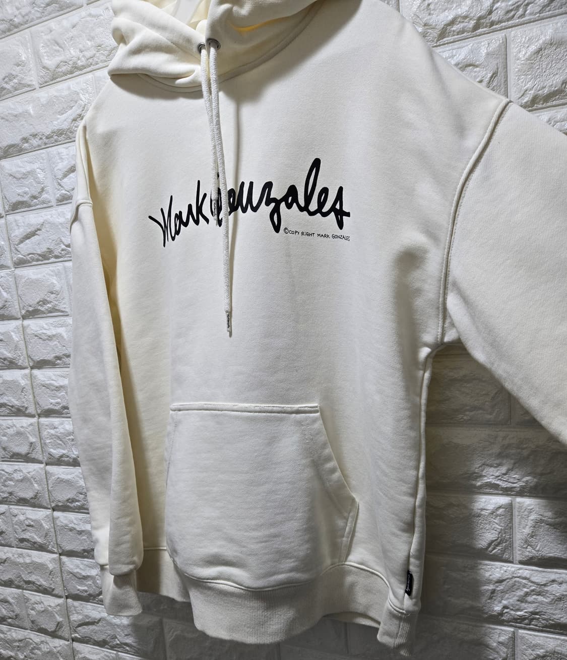 마크곤잘레스 시그니처 로고 후디 후드티 90~95 상품이미지5