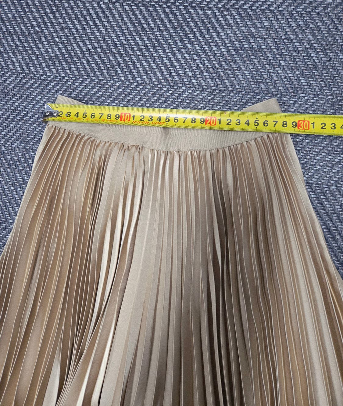 바이씨니 플리츠 스커트 롱치마 밴딩치마 상품이미지4