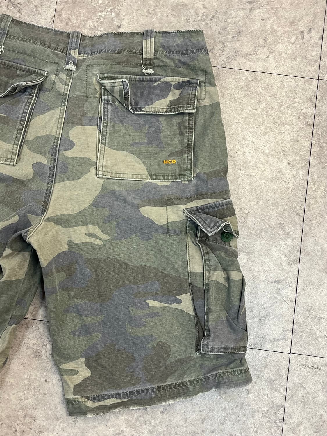 빈티지 HCO 카모 카고 하프 팬츠 32 #csz4142 상품이미지8