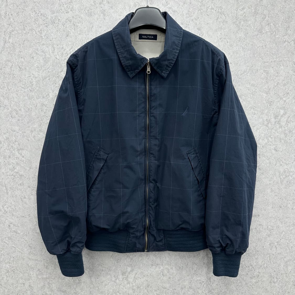 100 노티카 남자 양면 리버서블 루즈핏 블루종 자켓 상품이미지2