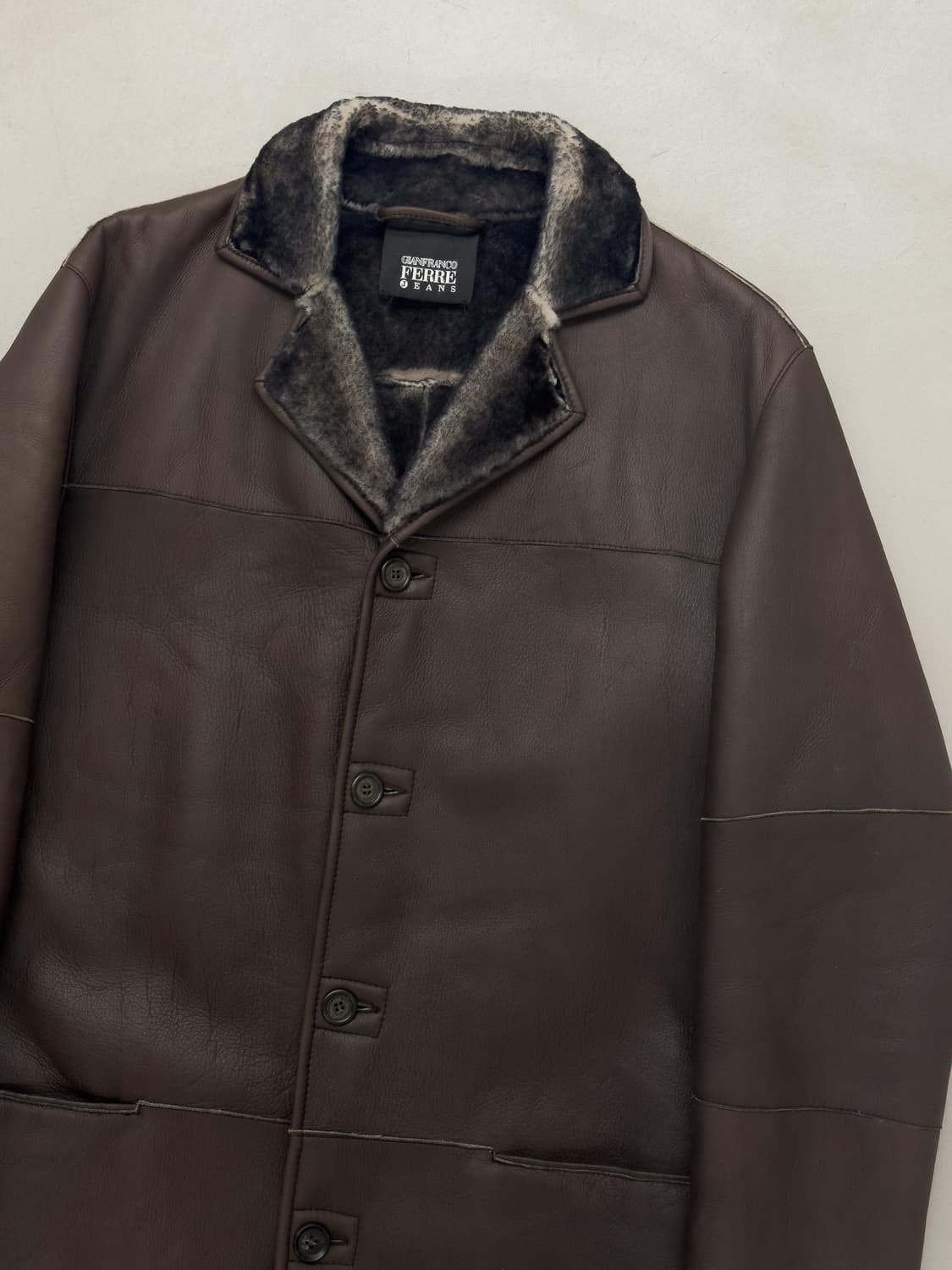  GIANFRANCO FERRE 무통 시어링 코트 상품이미지2