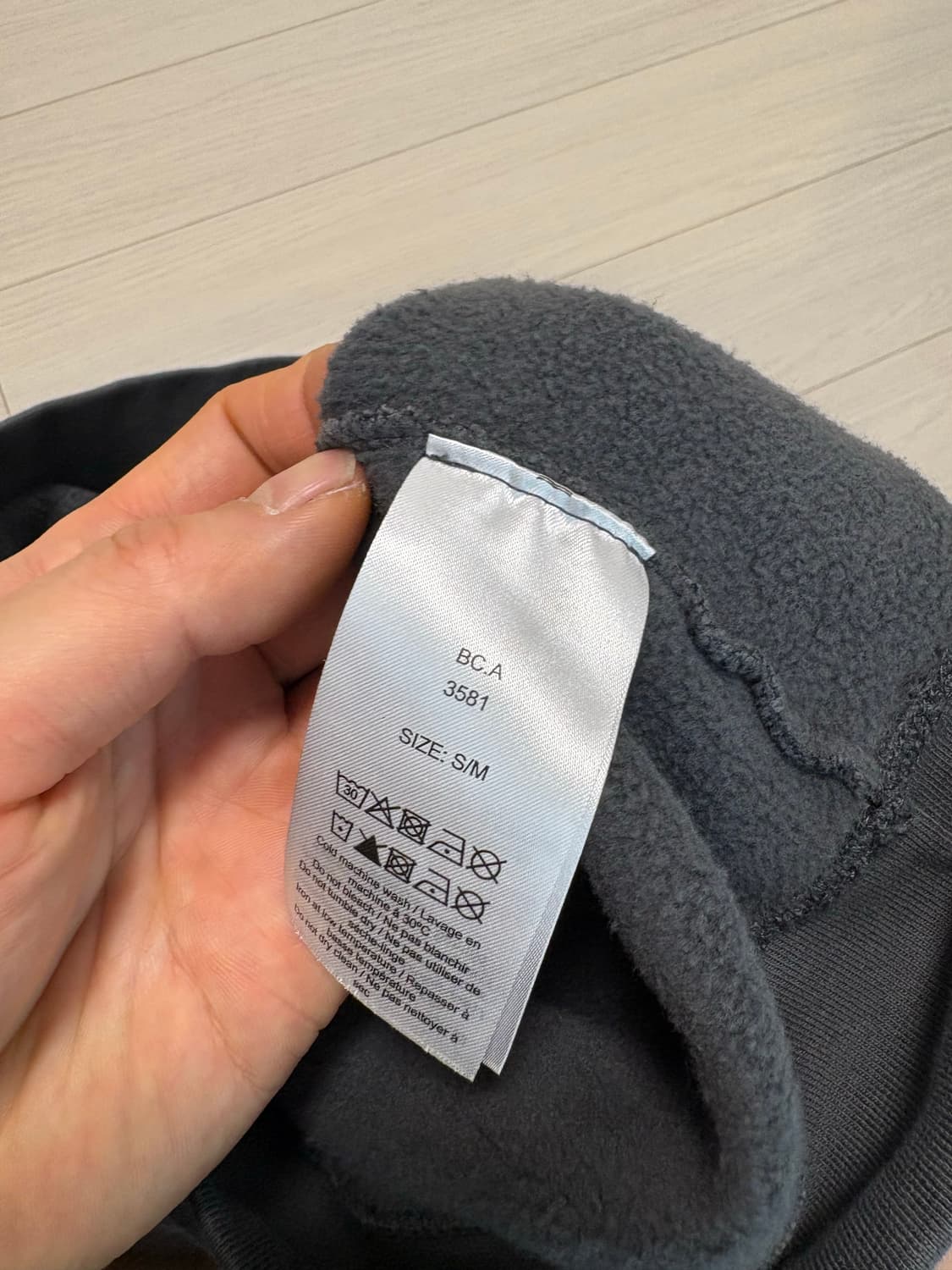 GANNI 가니 러브클럽 후드 그레이 S/M(55-66) 상품이미지2