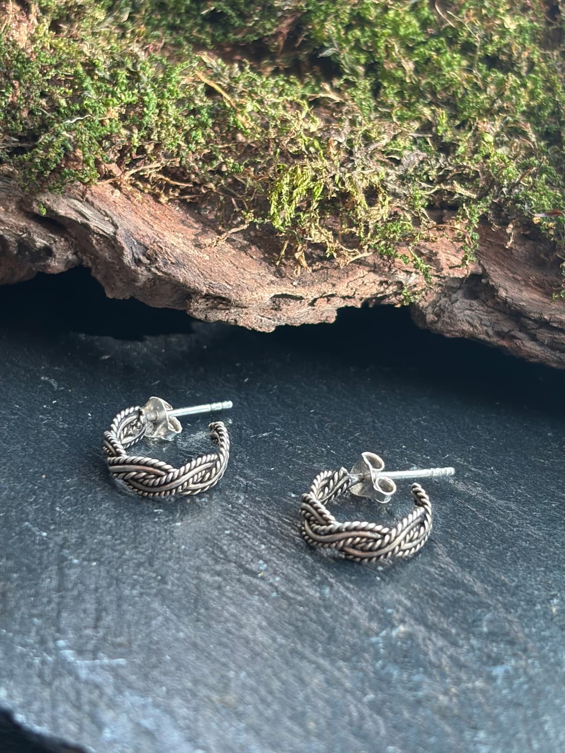 트위스트 로프 후프 귀걸이 (925 Silver) 상품이미지3