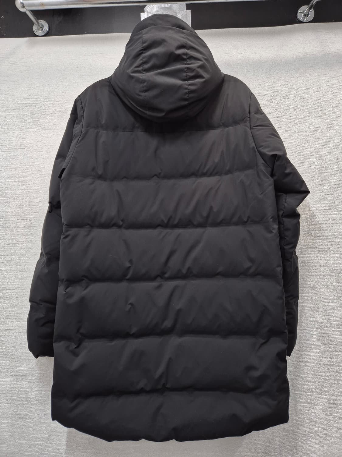 파타고니아 블랙 후드 롱 다운 패딩 / 95(정품) 상품이미지3