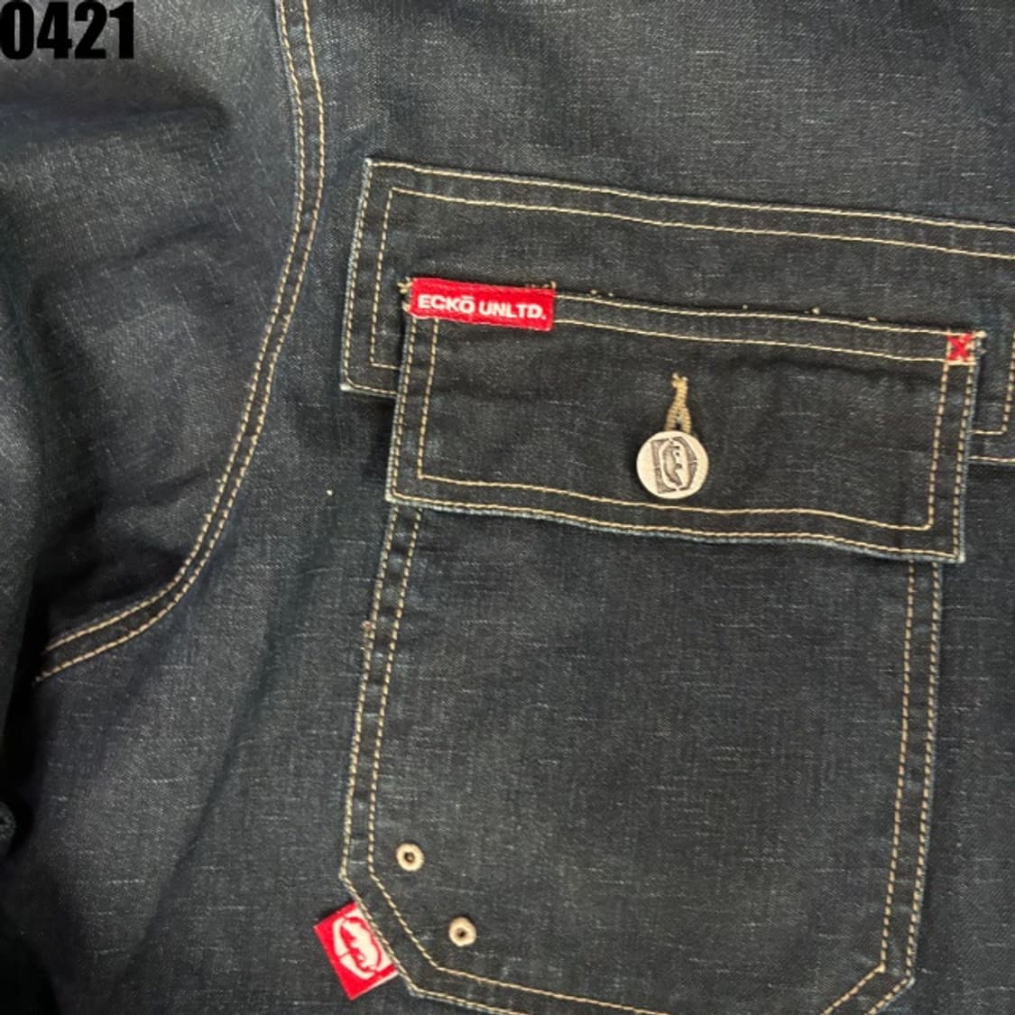 에코 언리미티드 데님 남방 자켓 m 상품이미지2