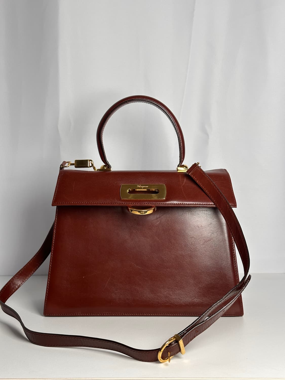 살바토레 페라가모 간치니 탑핸들 투웨이 백 페레가모 상품이미지6