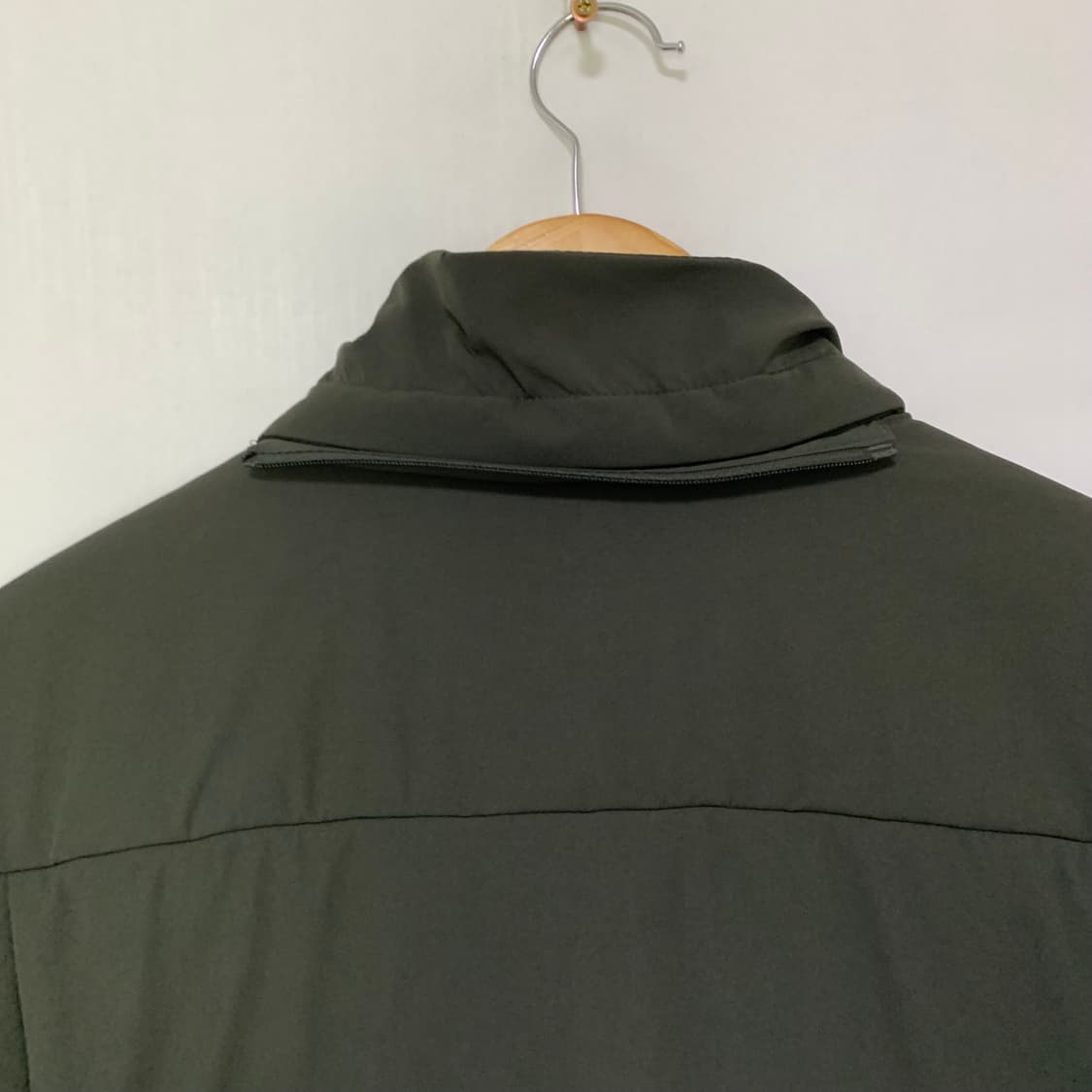 코스비 cosby 빈티지 배색 패딩 점퍼 카키 XL 남녀공용 상품이미지5