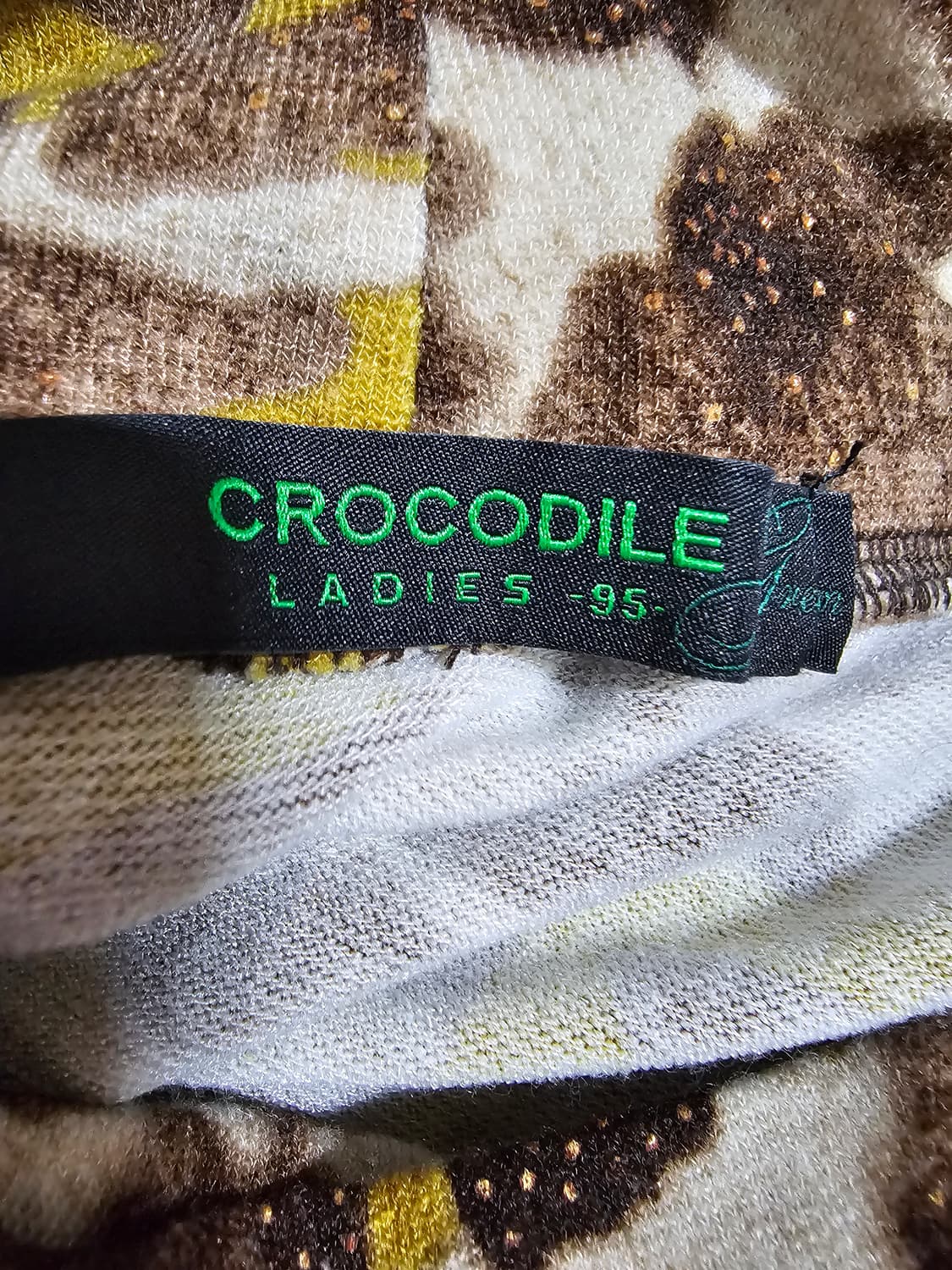 크로커다일 금색글리터 레오파드고급스러운 브라운 95(66) 상품이미지5