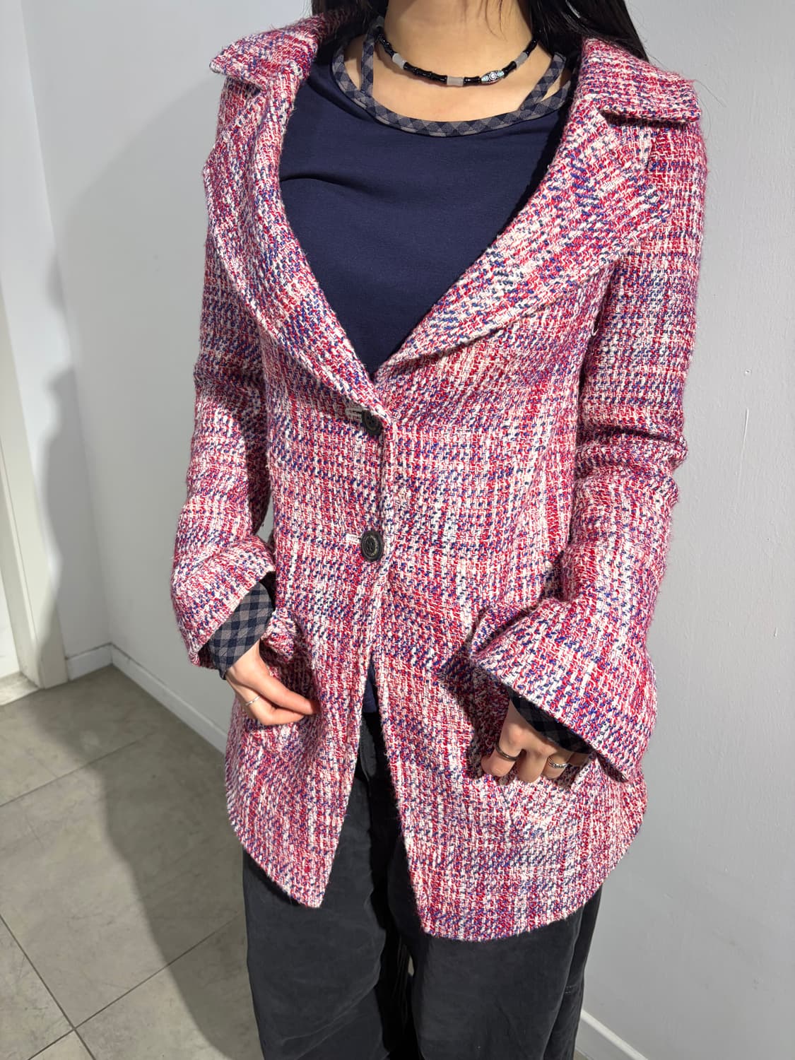 비비안 웨스트우드 트위드 코트 자켓 상품이미지2